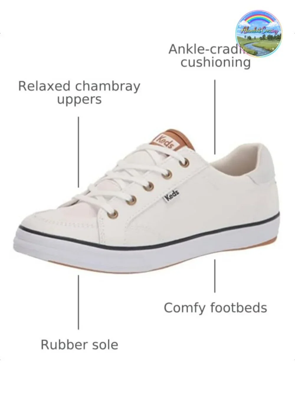 Keds Women's Center III Lace Up Canvas Fashion Sneakers